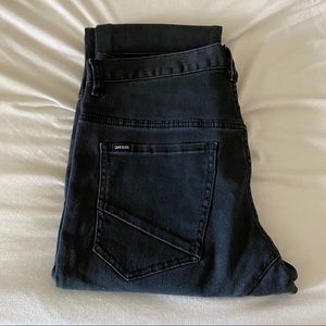 Zanerobe Black Distressed Denim Jeans